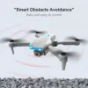 Drohnen K3 E99 Pro Mini Drone WiFi FPV Dron Seitharge Hindernis HD -Kamera Vermeidung Fixierter Höhe professioneller faltbarer RC Quadcopter