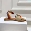 Sandales de glissières plates de qualité supérieure