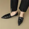 Casual Shoes FEDONAS 2024 Women Pumps Fashion Pleated Pointed Toe Genuine Leather Low Heels Office Lady Basic Woman Spring Summer