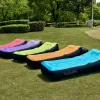 Mat Lazy Sofa Camping Matte Doppelte Schicht verdicken tragbare faule aufblasbare Luftkissen aufblasbare Sofa -Bett Strandluftbettmatte hat Kissen