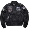 Мужские куртки мужская весенняя хип-хоп тактическая армия мотоциклетная куртка MA-1 Пилот Хлопта Хлопча