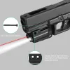 Lights 500 Lumens Gun Light Weapon Light Laser Sight Combo Pistol Light with Red/Green Laser Tactical Flashlight Gun Flashlight Airsoft