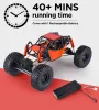 Voitures Austarhobby AX8504 RC Car 1/10 4WD 2,4g Crawler électrique Cadre d'escalade Châssis Buggy Rock avec tube