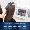 Machine 10 inch HD Display Professional Skin Analyzer 50X/200X Magnifying Skin Test Device Pore Magnifier Hair Follicle Scalp Detector