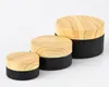 Wood Grain Lid Glass Jars Shim 5G 10G 15G 20G 30G 50G Contenedores cosméticos vacíos latas de almacenamiento de glaseado de glaseado 2 2GJ G29108804