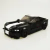 ブロックブリックカーMoc Ford Mustang Hoonicorn Car Speed Champion Racer Fit Brick Racing Super Building Blocks Toys Cars for Kids