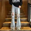 Jeans maschi maschi ridotti uomini strappati lavati s-3xl vintage y2k vestiti unisex pantaloni in denim streetwear americano cool hipster vaqueros adolescenti