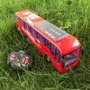 Auto's RC Bus 1:30 Elektrische afstandsbedieningsauto met lichte tourbus School Auto Radiocontrole Machine Toys For Boys Kids Gift