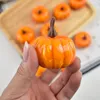 Decoratieve bloemen 50/12 -stcs kunstmatige Hallowee Pumpkin Simulation Groente Diy Craft Autumn Fall Wrans Decorations Mini For Home Party