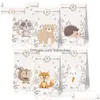 Wrap Forest Animal Paper Gift Party Bags Birthday Candy Bag22x12x8cm Drop Delivery Othed 22x12x8cm