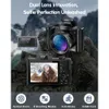 Захватывает потрясающие фотографии и видео с нашей цифровой камерой 5K - 64 -мегапиксельная камера Vlogging для YouTube с селфи -объективом, 5x оптический зум, вспышка, сенсорный экран