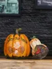 Decorative Flowers Autumn Decorations Pumpkins Artificial Fake Simulated Vegetables Resin Craft For Home Kitchen Decor Halloween European