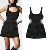 Casual Dresses Short Design Classic Style Pearl Texture sundress