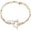 High-end Luxury H Home Bangle 18K Rose Gold D Color Mosonite Full Diamond Group Set Bracelet AU750 White Pig Nose Pure Silver