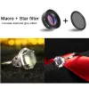 Filters Phone Camera Lens 30120mm Macro Lens Long Distance 4K HD Mobile Phones Accessories Lens+CPL+Star Filter for iPhone X Smartphone