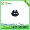 Filters 48MP M8.5*P0.2 FOCAL LENGTE 4,7 mm gezicht herkenningslens HFOV 63 graden voor 1/2.3 "Sensor Mini Camera Face Identification Lens