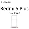 CABLES SIM CARD SOCKET SLOT TRAY LÄSARE HOLDER CONNECTOR MICRO SD Adapter Container för Xiaomi Redmi 5 Plus Note 5 Pro -delar