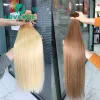 Weft LOVEVOL Straight Flat Tip Hair Extensions European Natural Human Hair Remy Flat Tip Hair Extension Capsule Fusion Hair For Salon