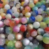 Necklaces Newest 8mm/10mm/12mm/16mm Double Colors Resin Pearlylustre /Imitation Shell Beads For Chunky Kids Necklace/ Jewelry