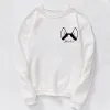 Polos Custom Dog Ears Sweatshirt Dog Mom Hoodie Dog Loving Gift Idea the Personalized Dog Name Sweatshirts New Dog Owner Sweater