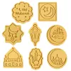 Roupas Eid Mubarak Biscoit Mold Moon Star Cookie Cutter Diy Bolo Ferramentas de cozimento muçulmano islâmico Ramadã Kareem Decoração de casa