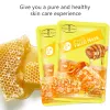 Gants 10pcs / boîte miel masques faciaux en soie éclaircissante anticiting hydratante réparation huile-contrôle