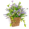 Decorative Flowers Hanging Plant With Basket Decorations For Indoor And Outdoor