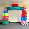 wholesale 3 m 10ft High Advertising Inflatables Arch With Strip and Blower For 2023 Christmas Stage Event Decoration