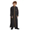 Vêtements ethniques Arabe Saudi Garçons Kids Zipper Robe Ramadan Muslim Dress Child Jubba Thobe Eid Djellaba Dishdasha Islamic Abaya Dubai Turquie