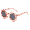 Lunettes de soleil pour enfants Fleur Lunettes de soleil arc-en-ciel Lunets de soleil colorés mignons Cound Children Eyewear for Toddler Baby Boy Girls Outdoor Activities 240423