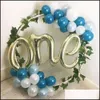 Decoration 58/78cm Balloon Party Birthday Garland Ring Stand White Christmas Wreath Hoop for Wedding Arch Foil Deco Dhccd