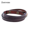 Brins Zorcvens Punk Vintage Bracelet pour hommes multicouche à la main bracelet en cuir tissé bracelet Bracelet Male Bijoux Malles