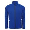 Men's Jackets Compression standing collar running jacket sports training long sleeved zippered sportswear mens casual jacket fitness suit mensL2404