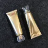 Bottles 80g Gold Sier Aluminum Plastic Soft Tube Empty Hose Makeup Face Foot Eye Cream Lotion Cosmetic Containers Packing Bottle 50pcs