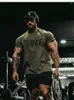 T-shirts pour hommes Fitness Thavage Shirt Men Running Sports T-shirt oversize t-shirt Coton Coton Coton Summer Body Body