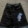 Designer Shorts Y2K retro gotycki wzór haft jnco denim szorty 2000S w stylu Hip Hop Bag Summer Mens Beach dżinsy jorts gym szorty hip hop