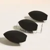 Makeup Sponges 3sts Beauty Sponge Foundation Blender - Black Eggformat för att blanda stippling Highlighter Contour PR