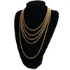 Kettingen 5mm Miami Cuban Link Chain ketting Mannen Goud roestvrij staal choker heren hiphop sieraden cadeau drop levering kettingen hangers dhrit