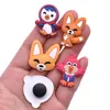 Jóias por atacado PVC Cartoon Cog Charms Sapato Decoração de fivela Acessórios de fivela de tama