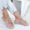 Casual schoenen vrouwen sandalen zomer vrouw plat touw veter gladiator