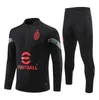 2023 2024 Iinter Milans AAC Milans voetbal trainingsuit trainingspak Ibrahimovic LAUTARO voetbal tracksuits jas overlevende mannen en kinderen kit sportkleding chandal22