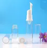 Förvaringsflaskor 5 ml 10 ml 15 ml bärbar kosmetisk lotionbehandling reser tom ögon grädde flaskbehållare vakuumpump