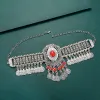 Necklaces Ethnic Statement Collar Necklace for Women Choker Bohemian Vintage Hollow Geometric Crystal Rhinestone Beads Coin Tassel Jewelry