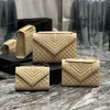 Projektanci kawiorowe skórzane kobiety Winsze na ramię klasyczny crossbody luksus 3 rozmiar torebki Torebka Torebka Lady Tote Portfel Gold Srebrny czarny łańcuch