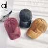 Alos Caps 2023 Bola Diseñadora Capa de bolas de bola Yoga Béisbol Gat Moda Versátil Versátil Big Heavy Showing Face Pequeño sombrero Sunvisor Wear Longue Alo Sombreros para hombres