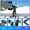 Tripods APEXEL JJ10 Tripod for Phone Octopus Flexible Tripod For Phone SLR DSLR Camera Tripod Phone Holder Clip Stand 360 Rotation Shoot