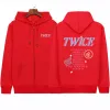 Polos 2023 Twice 5th World Tour Ready to Be Us Album Imprime à swetshirts Sweatshirts à manches longues