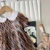 Popularna spódnica dla niemowląt Kolorowa wzór Druk Księżniczka Rozmiar 90-140 cm Designer Designer Ubrania Summer Girls Partydress 24 kwietnia