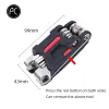 Tools PCycling 18 In 1 Bike Bicycle Multi Repair Tool Set Kit Hexagon Screwdriver Wrench Set Chain Rivet Mountain Cycle Tool Sets