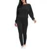 Women's Two Piece Pants Fall/Winter Long Sleeved Hoodie And Fleece Sweatpants Suit Sexy Wedding Guest Dress Outfit Women